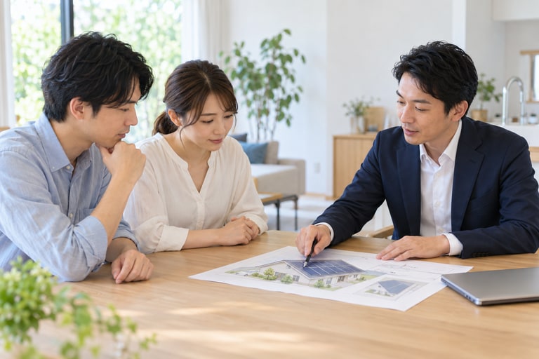 省エネ設備の相談の様子（イメージ）